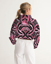 Load image into Gallery viewer, Tbd Women&#39;s All-Over Print Cropped Windbreaker