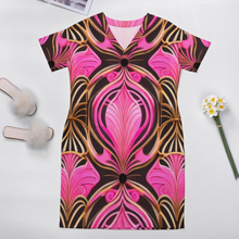 Indlæs billede til gallerivisning RYN 1 Women&#39;s V-neck Loose Dress with Pockets