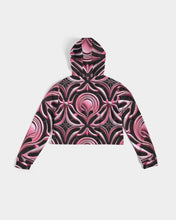 Load image into Gallery viewer, Tbd Women&#39;s All-Over Print Cropped Hoodie