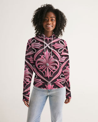 Rosa Y Negro 3D 2 Women's All-Over Print Hoodie