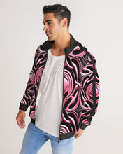 Load image into Gallery viewer, Tbd Men&#39;s All-Over Print Stripe Sleeve Track Jacket