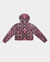 Load image into Gallery viewer, Rosa Y Negro 3D 2 Women&#39;s All-Over Print Cropped Windbreaker