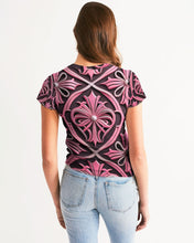Load image into Gallery viewer, Rosa Y Negro 3D 2 Women&#39;s All-Over Print Tee