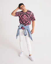 Indlæs billede til gallerivisning Rosa Y Negro 3D 2 Men&#39;s All-Over Print Premium Heavyweight Tee
