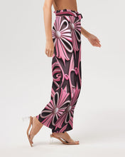 Load image into Gallery viewer, Rosa Y Negro 3D 2 Women&#39;s All-Over Print High-Rise Wide Leg Pants