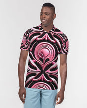 Load image into Gallery viewer, Tbd Men&#39;s All-Over Print Slim Fit Short Sleeve Polo