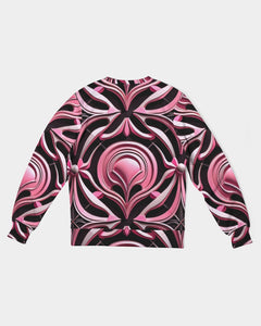Tbd Men's All-Over Print Classic French Terry Crewneck Pullover
