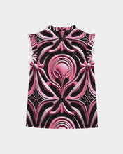 Load image into Gallery viewer, Tbd Women&#39;s All-Over Print Ruffle Sleeve Top