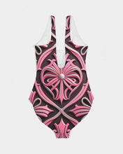 Load image into Gallery viewer, Rosa Y Negro 3D 2 Women&#39;s All-Over Print One-Piece Swimsuit