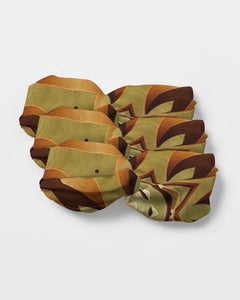Wood Gold 1 Twist Knot Headband Set