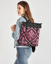 Load image into Gallery viewer, Rosa Y Negro 3D 2 Casual Flap Backpack