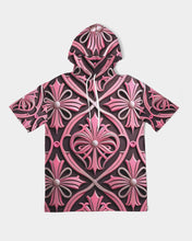 Load image into Gallery viewer, Rosa Y Negro 3D 2 Men&#39;s All-Over Print Premium Heavyweight Short Sleeve Hoodie