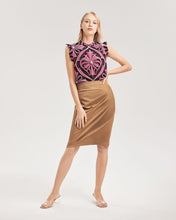 Load image into Gallery viewer, Rosa Y Negro 3D 2 Women&#39;s All-Over Print Ruffle Sleeve Top