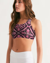 Load image into Gallery viewer, Rosa Y Negro 3D 2 Women&#39;s All-Over Print Seamless Sports Bra