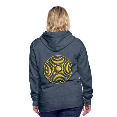 Sun 1 Women’s Premium Hoodie - heather denim