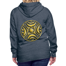 Afbeelding in Gallery-weergave laden, Sun 1 Women’s Premium Hoodie - heather denim