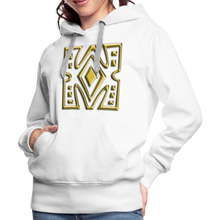 Afbeelding in Gallery-weergave laden, Gold Diamond 1 Women’s Premium Hoodie - white