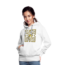 Afbeelding in Gallery-weergave laden, Gold Diamond 1 Women’s Premium Hoodie - white