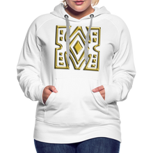 Afbeelding in Gallery-weergave laden, Gold Diamond 1 Women’s Premium Hoodie - white