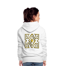 Afbeelding in Gallery-weergave laden, Gold Diamond 1 Women’s Premium Hoodie - white