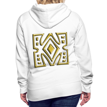Afbeelding in Gallery-weergave laden, Gold Diamond 1 Women’s Premium Hoodie - white
