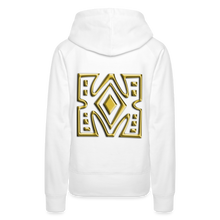 Afbeelding in Gallery-weergave laden, Gold Diamond 1 Women’s Premium Hoodie - white