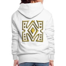 Afbeelding in Gallery-weergave laden, Gold Diamond 1 Women’s Premium Hoodie - white