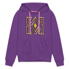 Afbeelding in Gallery-weergave laden, Gold Diamond 1 Women’s Premium Hoodie - purple 