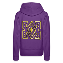 Afbeelding in Gallery-weergave laden, Gold Diamond 1 Women’s Premium Hoodie - purple 