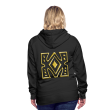 Afbeelding in Gallery-weergave laden, Gold Diamond 1 Women’s Premium Hoodie - black