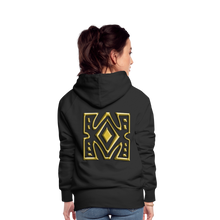 Afbeelding in Gallery-weergave laden, Gold Diamond 1 Women’s Premium Hoodie - black
