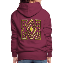 Afbeelding in Gallery-weergave laden, Gold Diamond 1 Women’s Premium Hoodie - burgundy