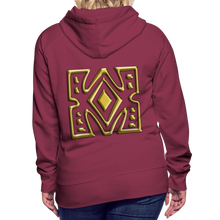 Afbeelding in Gallery-weergave laden, Gold Diamond 1 Women’s Premium Hoodie - burgundy