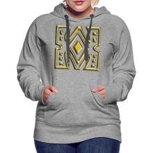 Afbeelding in Gallery-weergave laden, Gold Diamond 1 Women’s Premium Hoodie - heather grey
