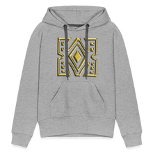Afbeelding in Gallery-weergave laden, Gold Diamond 1 Women’s Premium Hoodie - heather grey