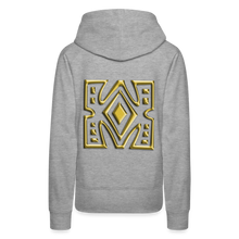 Afbeelding in Gallery-weergave laden, Gold Diamond 1 Women’s Premium Hoodie - heather grey