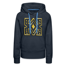 Afbeelding in Gallery-weergave laden, Gold Diamond 1 Women’s Premium Hoodie - navy
