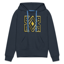 Afbeelding in Gallery-weergave laden, Gold Diamond 1 Women’s Premium Hoodie - navy
