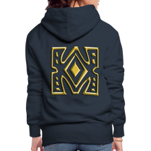 Afbeelding in Gallery-weergave laden, Gold Diamond 1 Women’s Premium Hoodie - navy