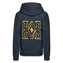 Afbeelding in Gallery-weergave laden, Gold Diamond 1 Women’s Premium Hoodie - navy