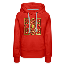 Afbeelding in Gallery-weergave laden, Gold Diamond 1 Women’s Premium Hoodie - red