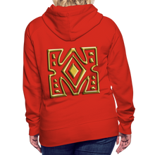 Afbeelding in Gallery-weergave laden, Gold Diamond 1 Women’s Premium Hoodie - red