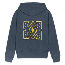 Afbeelding in Gallery-weergave laden, Gold Diamond 1 Women’s Premium Hoodie - heather denim
