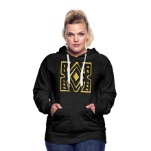 Afbeelding in Gallery-weergave laden, Gold Diamond 1 Women’s Premium Hoodie - charcoal grey