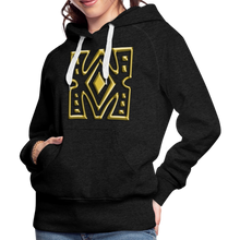 Afbeelding in Gallery-weergave laden, Gold Diamond 1 Women’s Premium Hoodie - charcoal grey