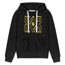 Afbeelding in Gallery-weergave laden, Gold Diamond 1 Women’s Premium Hoodie - charcoal grey