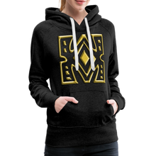Afbeelding in Gallery-weergave laden, Gold Diamond 1 Women’s Premium Hoodie - charcoal grey