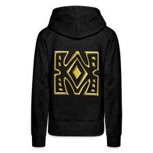 Afbeelding in Gallery-weergave laden, Gold Diamond 1 Women’s Premium Hoodie - charcoal grey