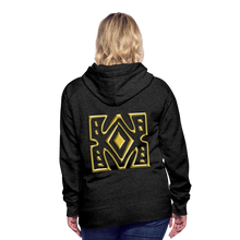 Afbeelding in Gallery-weergave laden, Gold Diamond 1 Women’s Premium Hoodie - charcoal grey