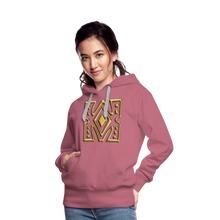 Afbeelding in Gallery-weergave laden, Gold Diamond 1 Women’s Premium Hoodie - mauve